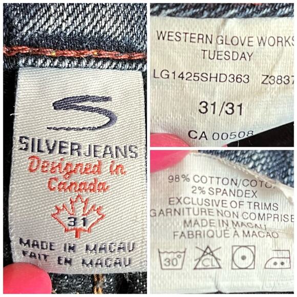 Silver Jeans Tuesday Boot Cut Medium Wash 7" Low Rise Size Women's 31W - 31L - Picture 13 of 15